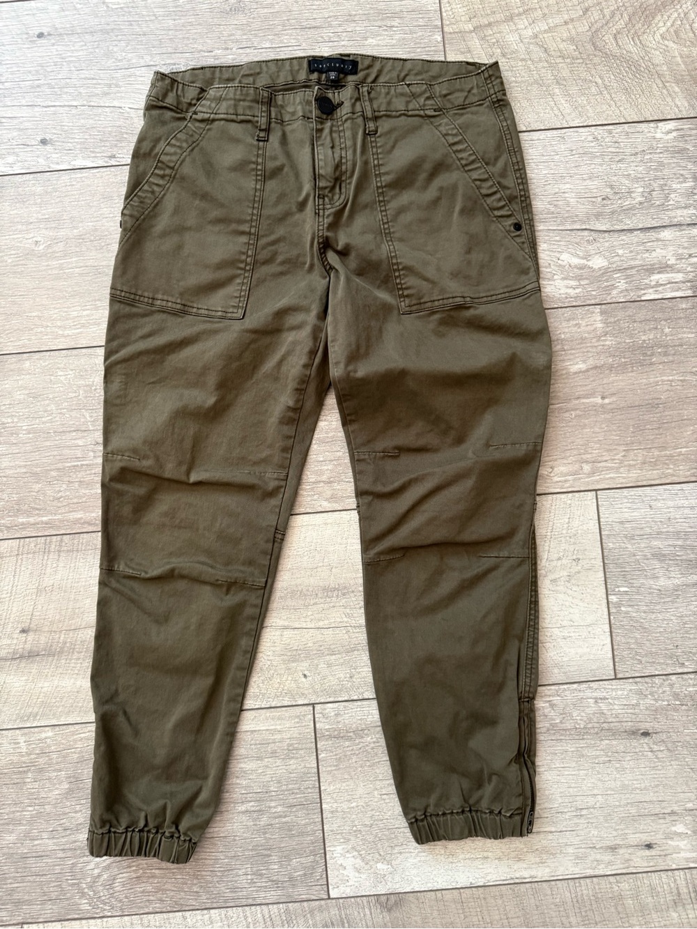 Sanctuary Women’s Rebel Pants Olive Utility Cargo Pants